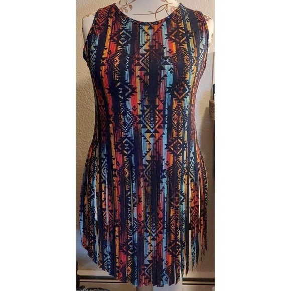 L&B Dresses & Skirts - L & B lucky blessed filly Flair tank Swimsuit Cover Mini Dress Summer NEW